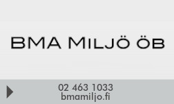 BMA Miljö öppet bolag logo